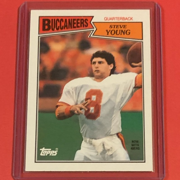 Steve Young #384 1987 Topps Football Trading Card - Picture 1 of 2
